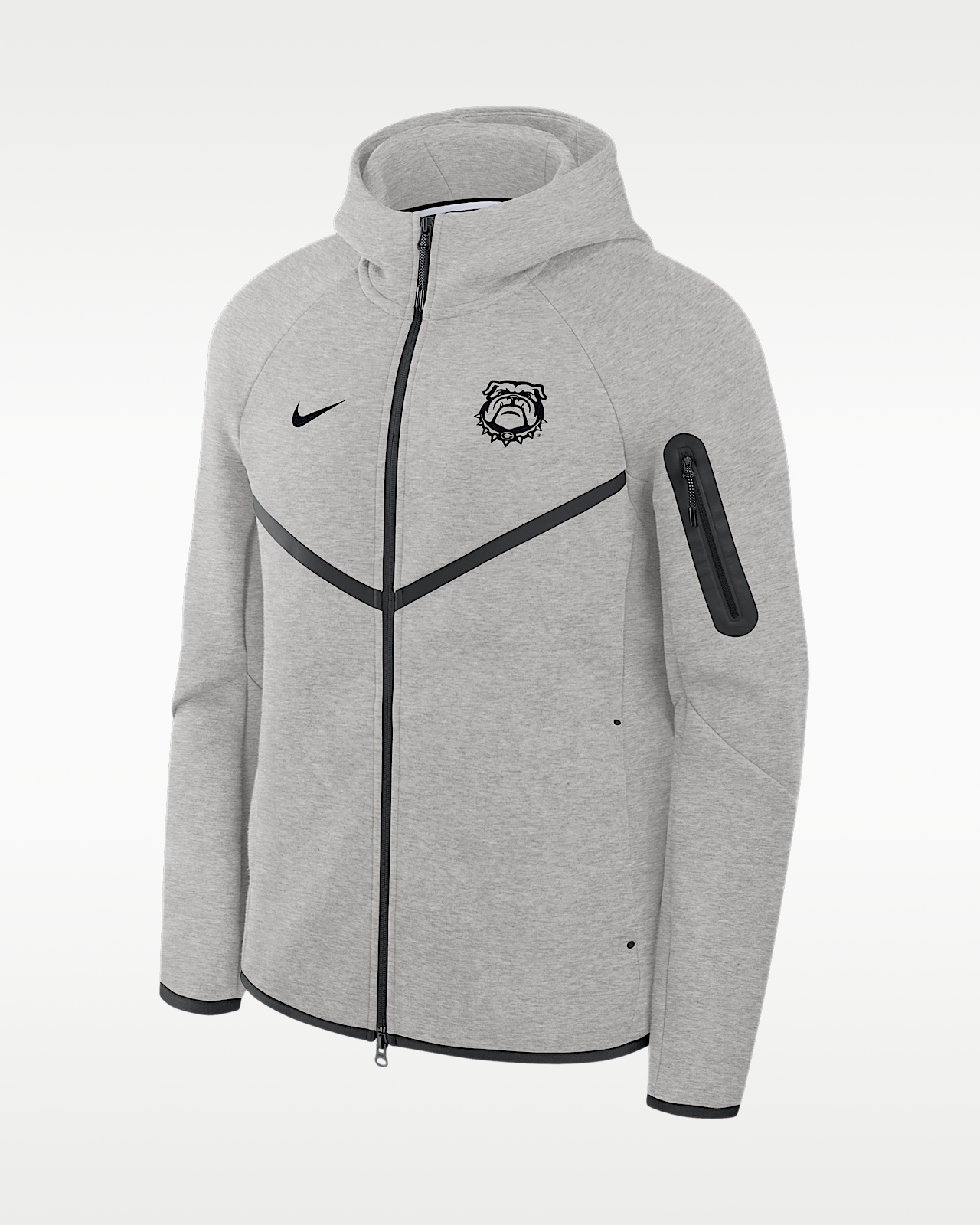 Мужская куртка Georgia Tech Fleece Nike College Full-Zip Hooded