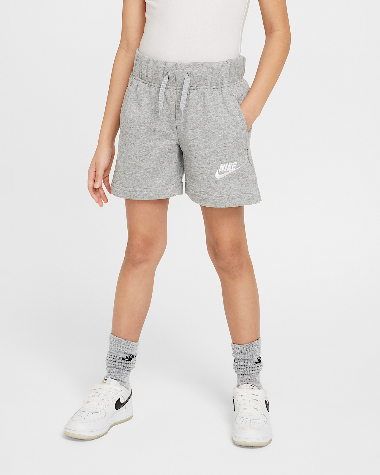 Детские шорты Nike Sportswear Club Big Kids' (Girls') French Terry Shorts
