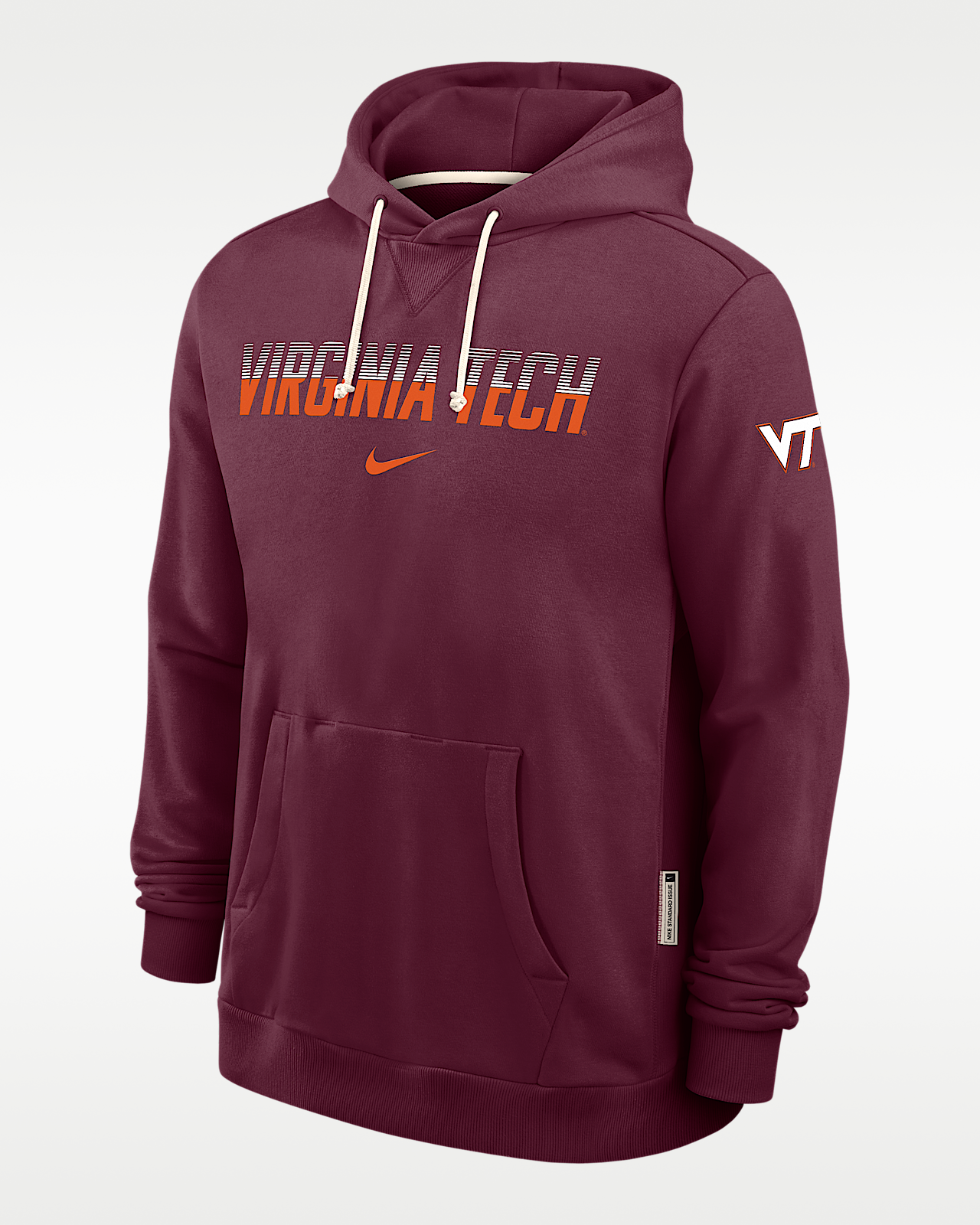 Мужское худи Virginia Tech Sideline Nike Dri-FIT Pullover Hoodie