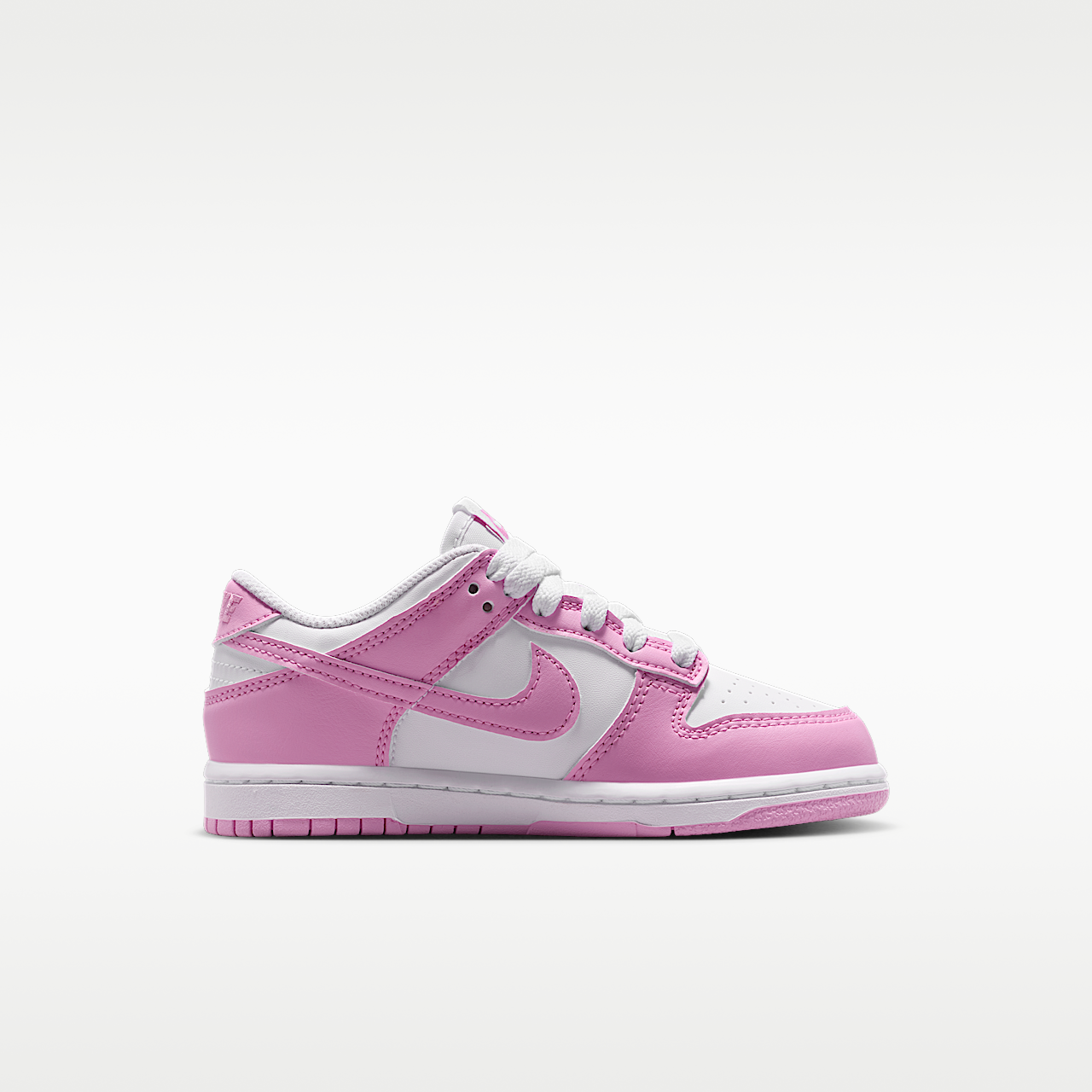 Nike Dunk Low sneaker Wit/Wit/Wit/Pink Rise