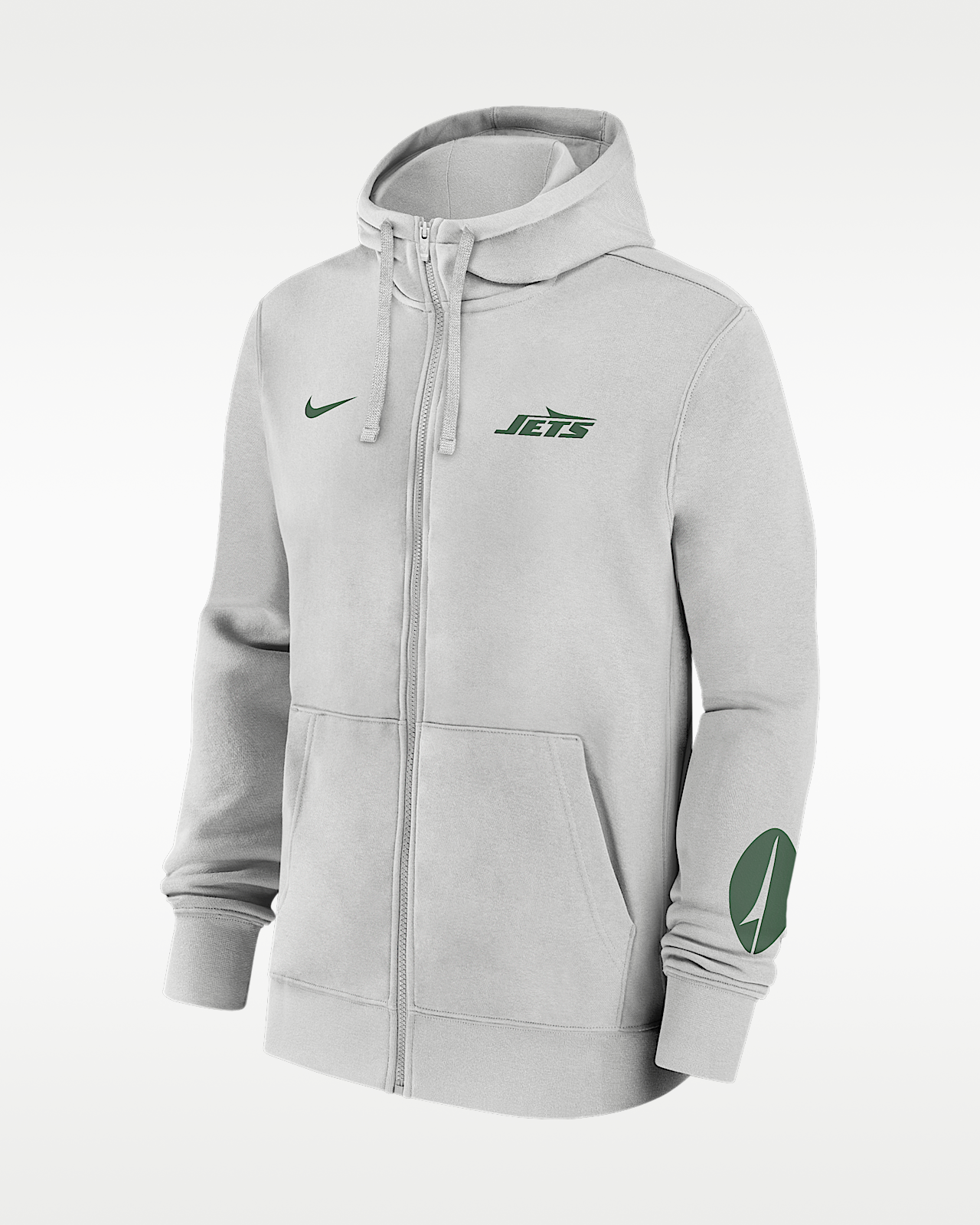 Мужское худи New York Jets Club Nike NFL Full-Zip Hoodie