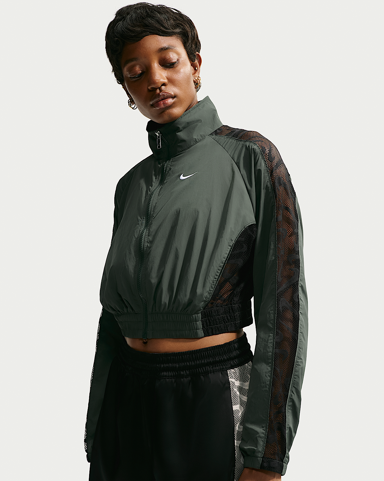 Женская куртка Nike Sportswear Cropped Lace Track