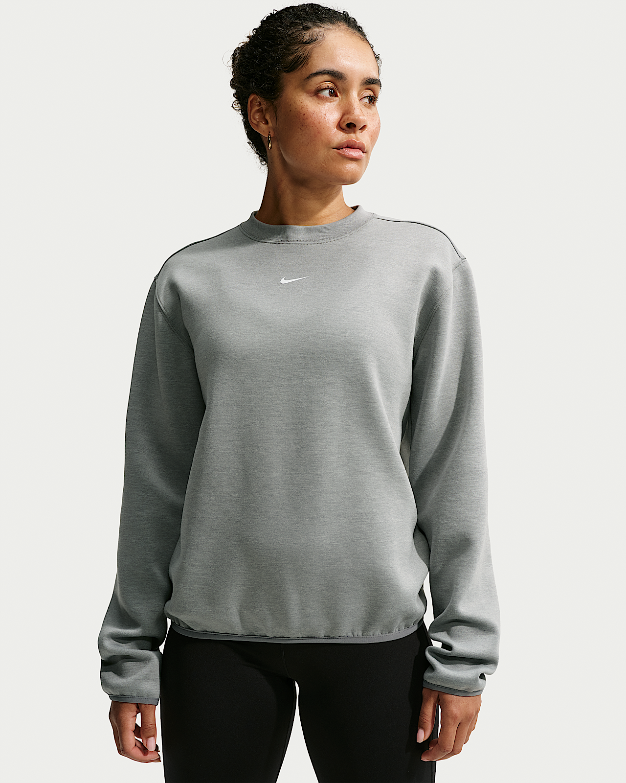 Женский свитшот Nike Studio Fleece Sport Dri-FIT Crew-Neck
