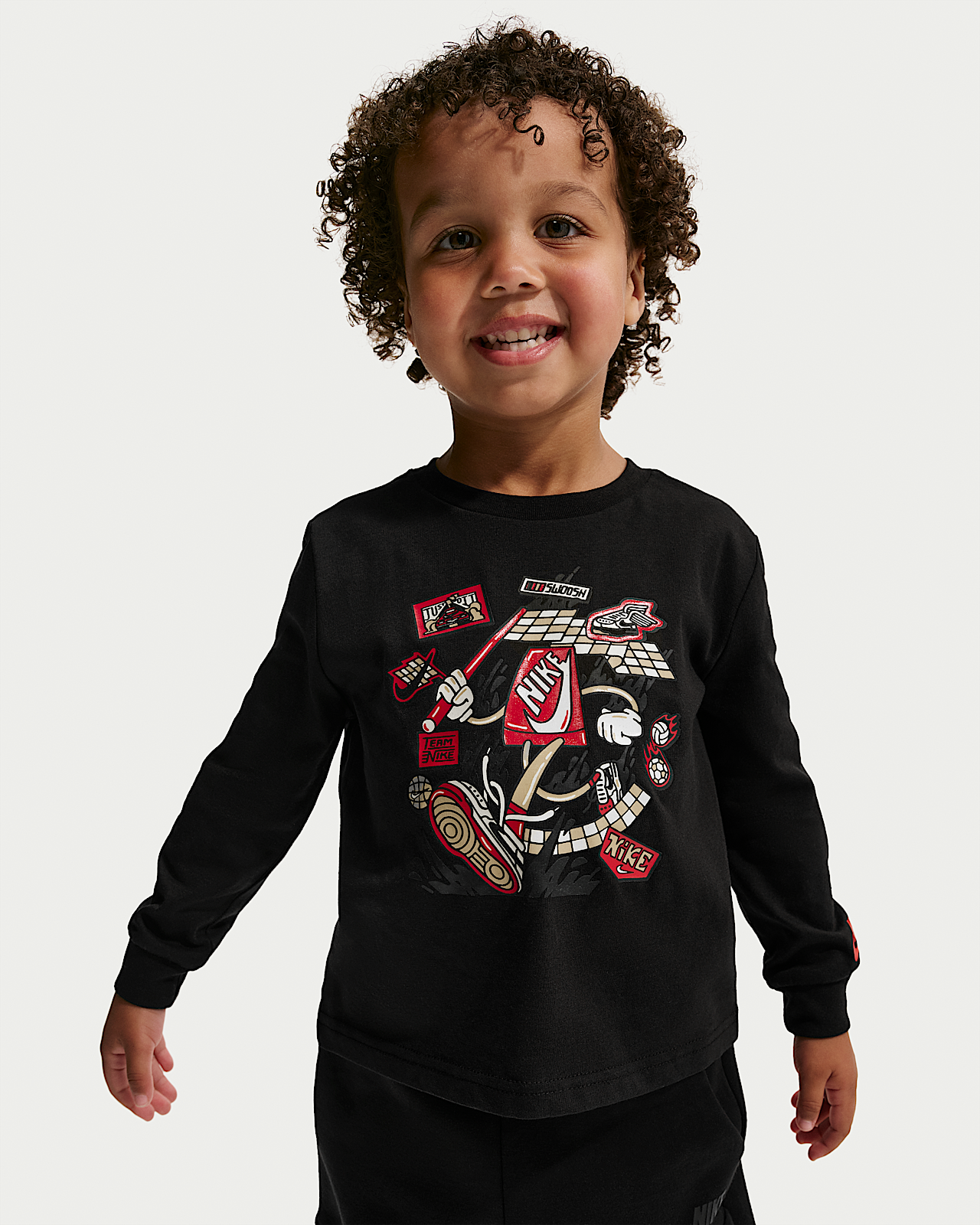 Детская футболка Nike Toddler Boxy Long-Sleeve