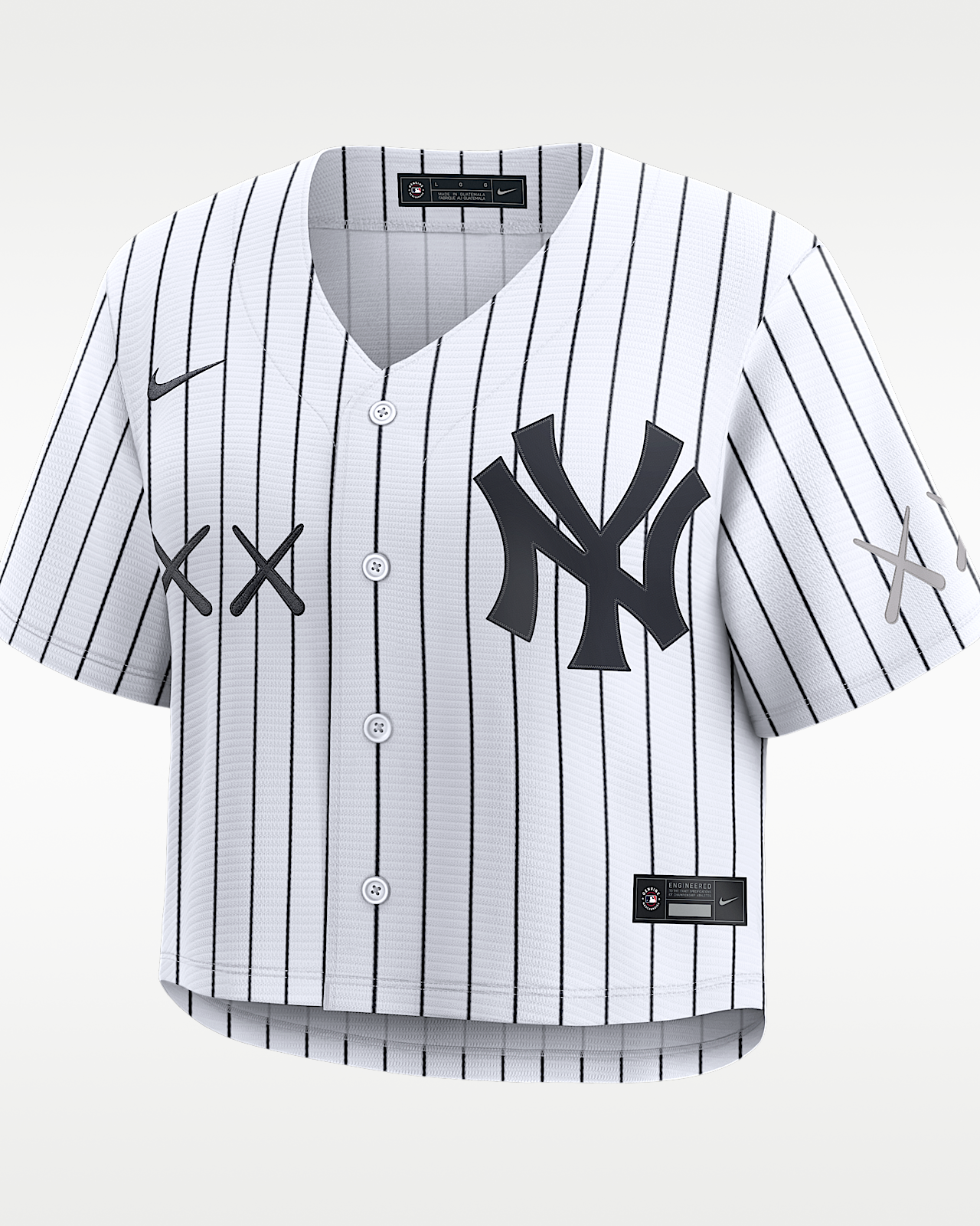 Женские джерси New York Yankees Nike x KAWS MLB Cropped Replica Jersey