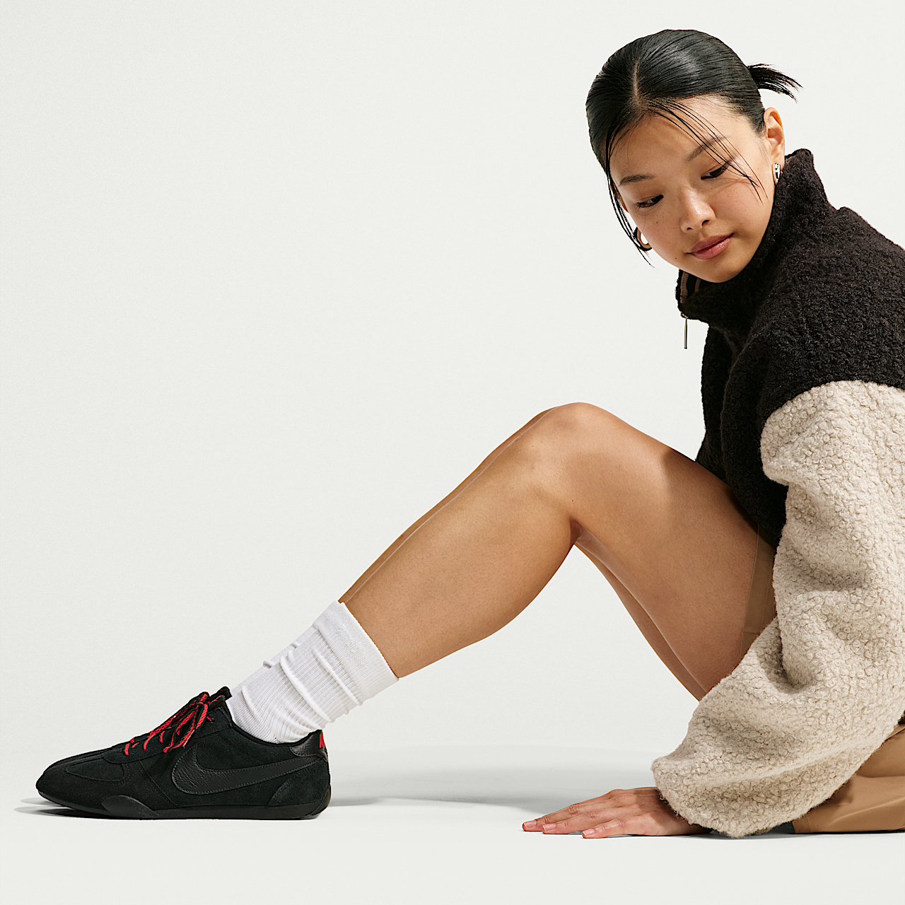 Nike  sneaker Zwart/University Red/Zwart