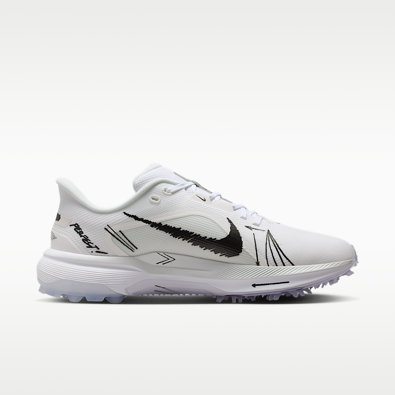 Nike Pegasus sneaker Wit/Summit White/Metallic Silver/Zwart