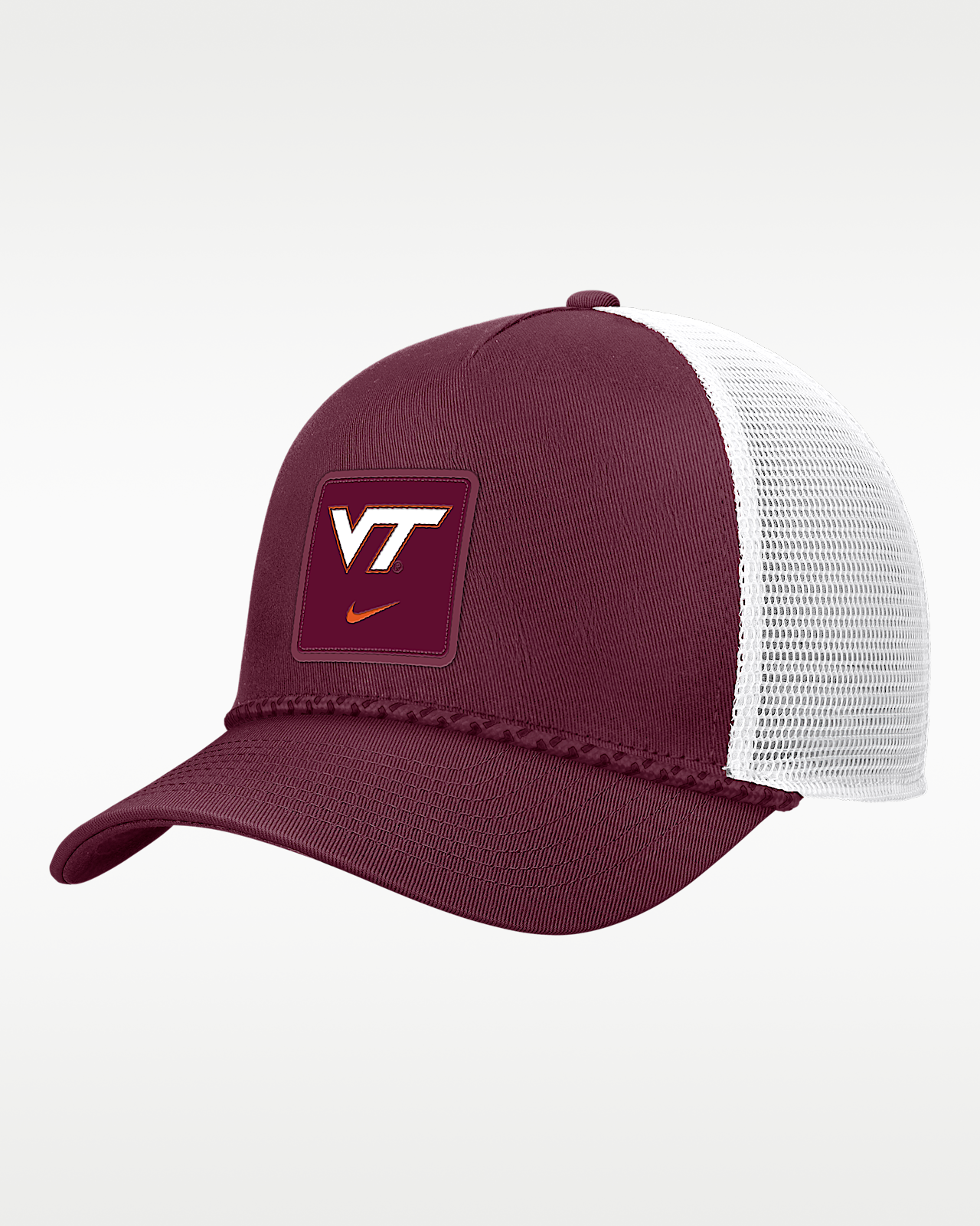 Женские  Virginia Tech Sideline Rope Nike College Trucker Adjustable Hat