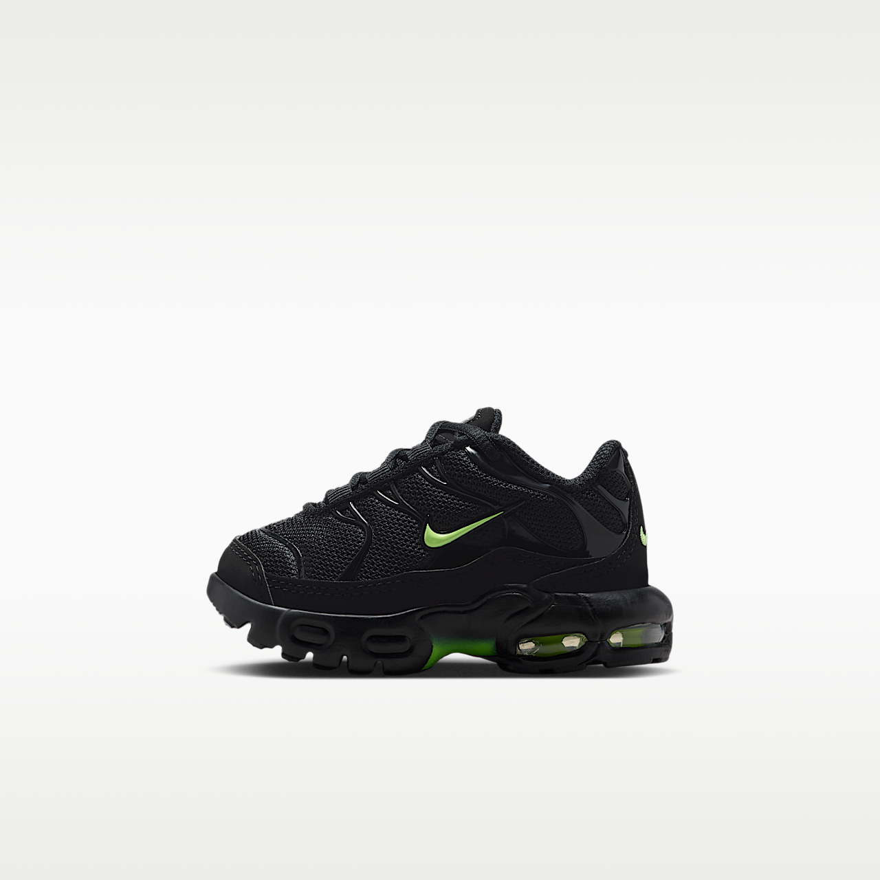 Nike Air Max Plus sneaker Zwart/Zwart/Volt Ice