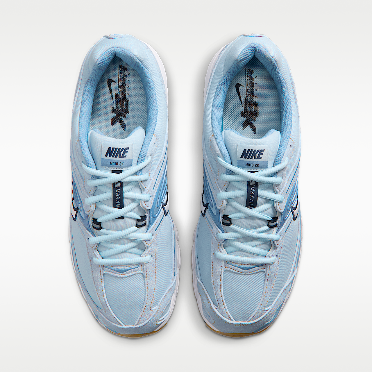 Nike Air Max sneaker Light Armory Blue/Work Blue/Gum Light Brown/Wit
