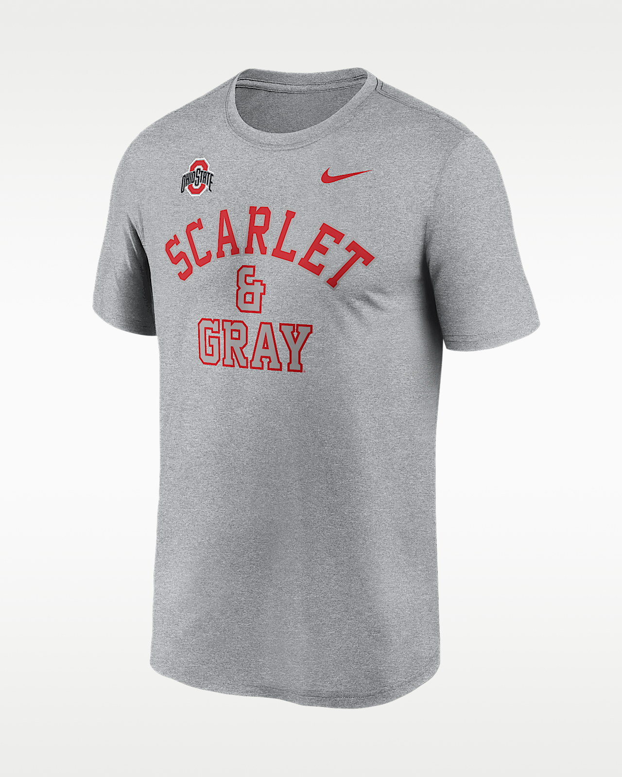 Мужская футболка Ohio State Primetime Arch Mantra Legend Nike Dri-FIT College