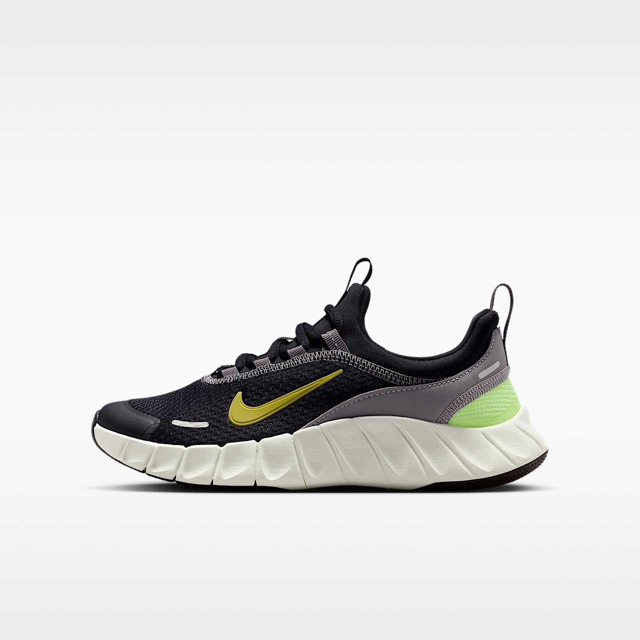 Nike Free sneaker Zwart/Pencil Point/Volt Ice/Saffron Quartz