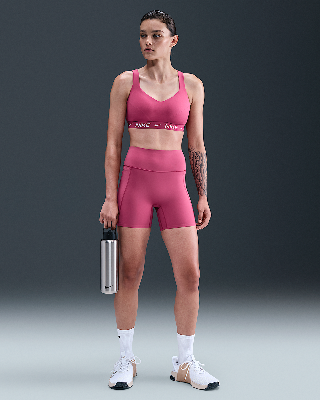 Женские шорты Nike Universa High-Waisted 5" Biker Shorts with No Front Seam