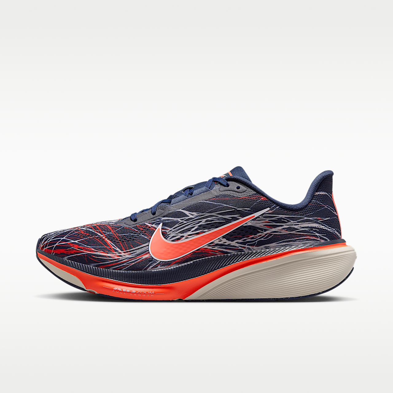 Nike Pegasus sneaker Obsidian/Light Bone/Bright Crimson/Dynamic Yellow