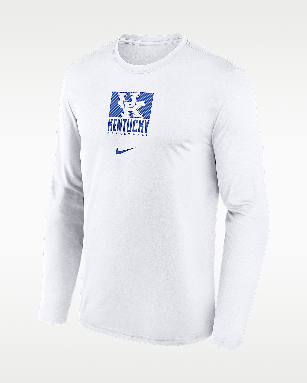 Мужская футболка Kentucky Courtside Nike Dri-FIT College Long-Sleeve