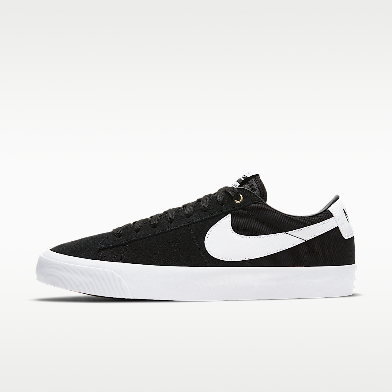 Nike SB Zoom Blazer Low Pro GT (Black/Black/Gum Light Brown/White)