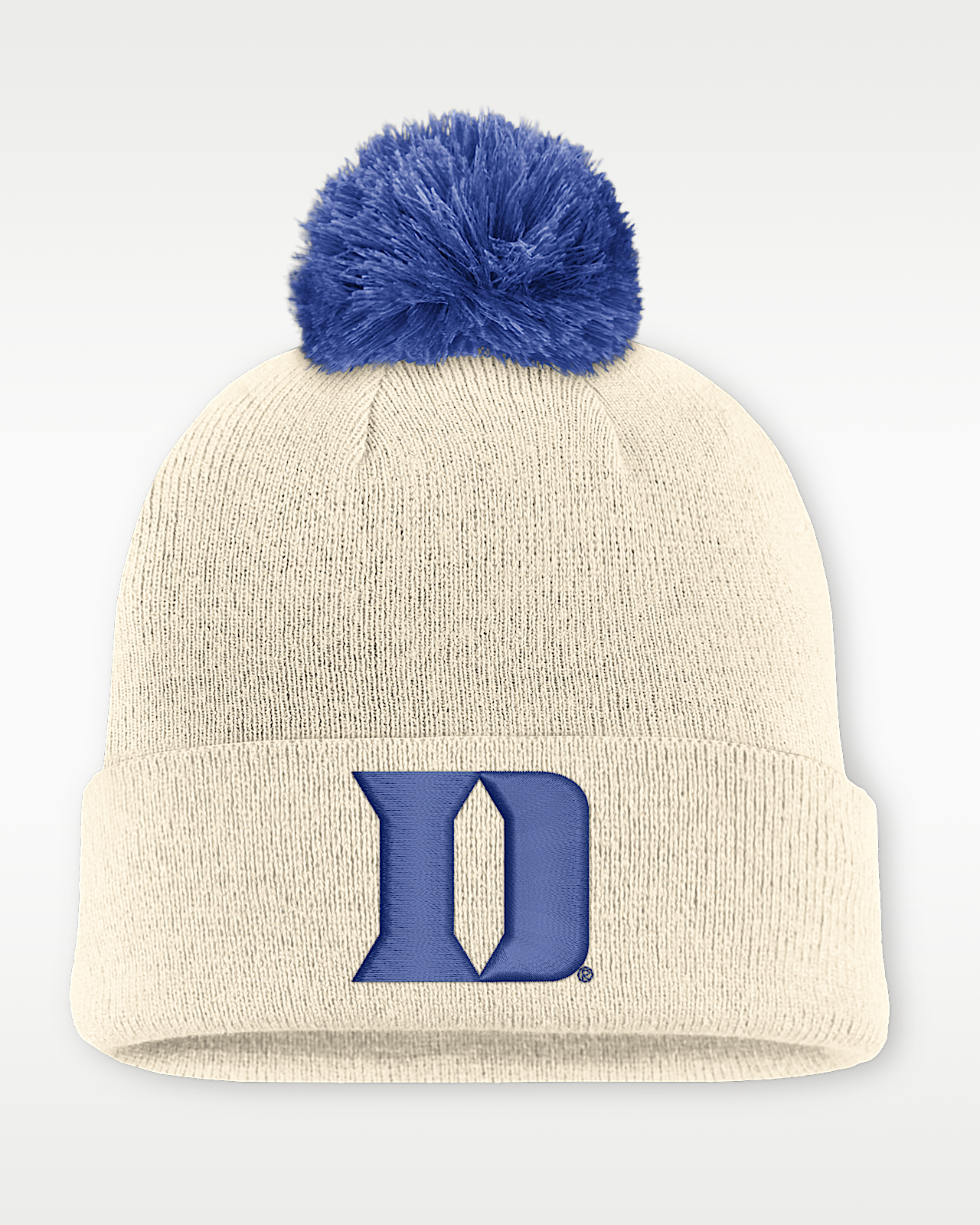 Женские  Duke Campus Prep Script Nike College Cuffed Pom Beanie