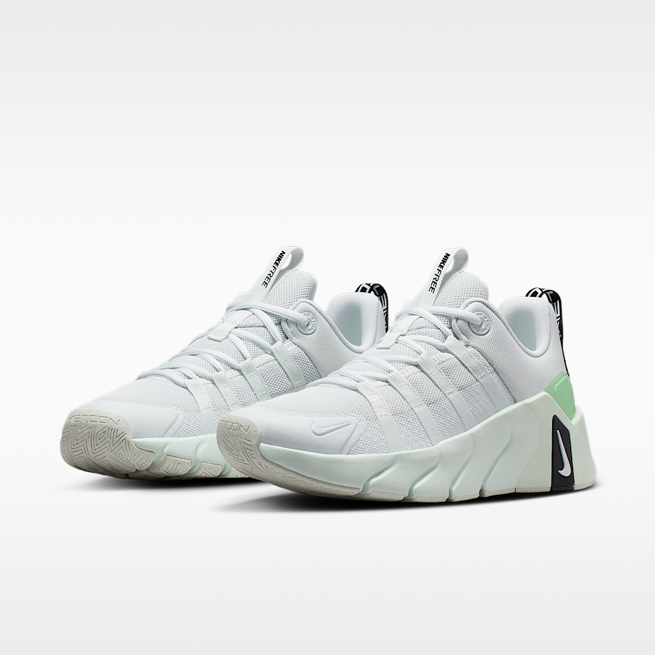 Nike Free sneaker Off White/Cucumber Calm/Barely Green/Wit