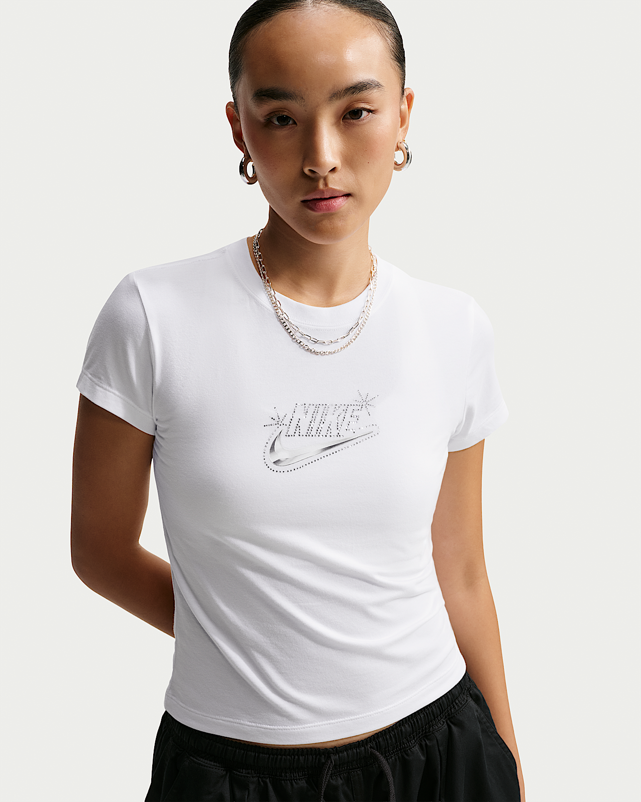 Женская футболка Nike Sportswear Chill Knit Slim Cropped