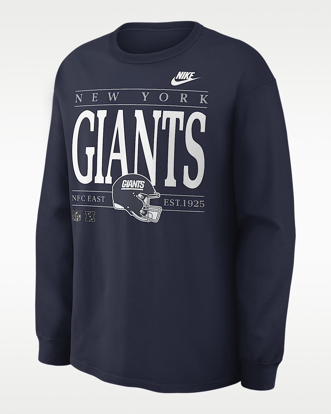 Мужская футболка New York Giants Rewind Max90 Nike NFL Long-Sleeve