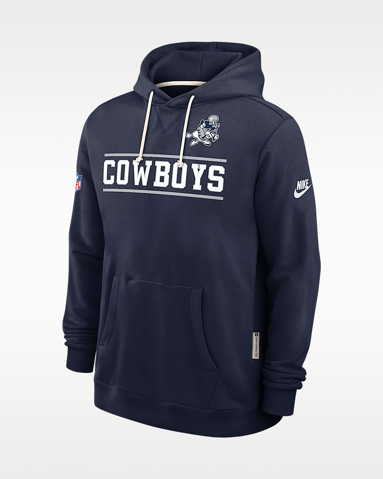 Мужское худи Dallas Cowboys Alt Standard Issue Nike Dri-FIT NFL Pullover Hoodie