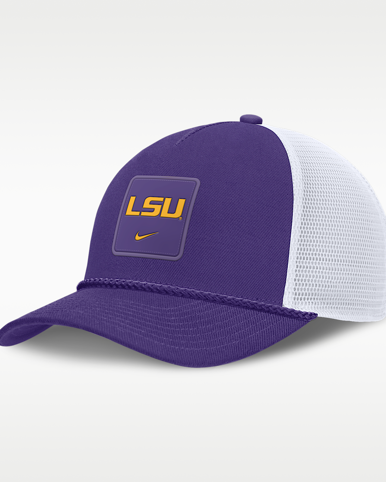 Женские  LSU Sideline Gameday Rope Nike College Trucker Adjustable Hat