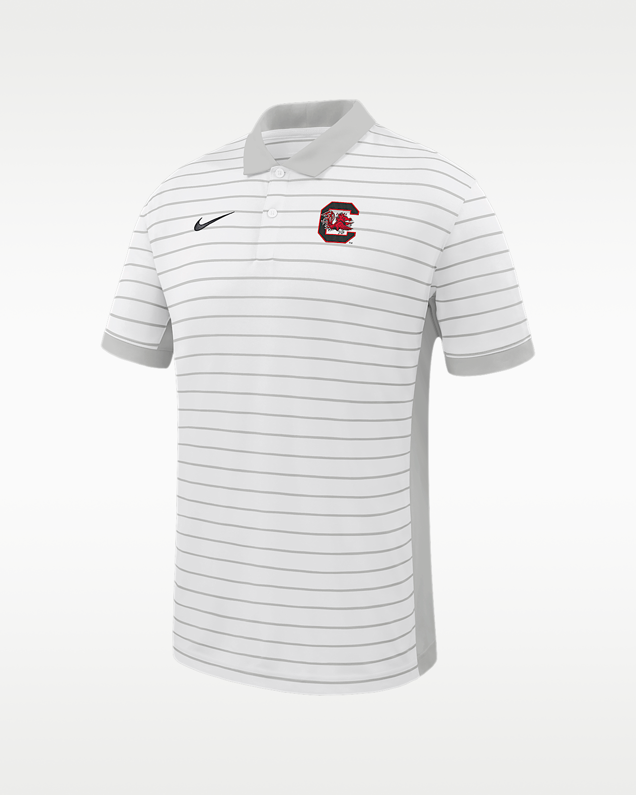 Мужские  Nike Sideline Victory Stripe (South Carolina Gamecocks) Nike Dri-FIT College Polo
