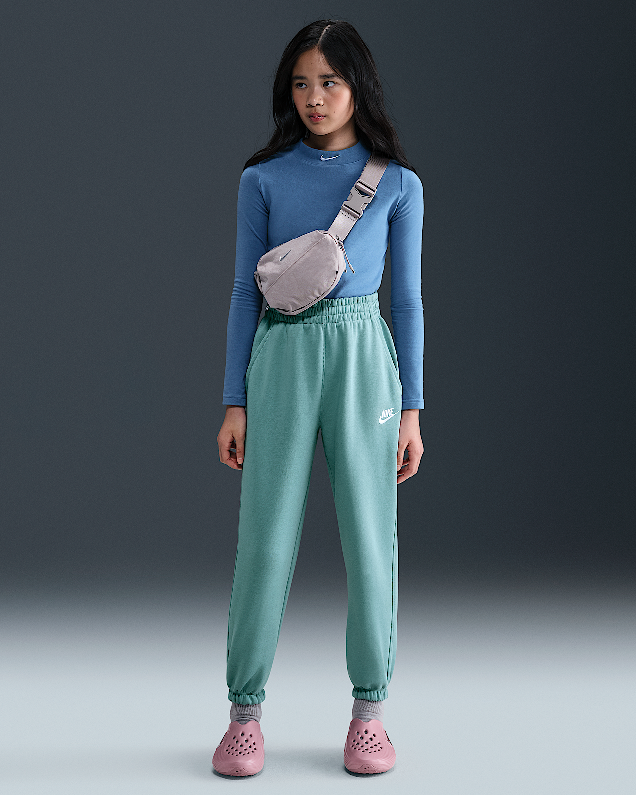 Детские  Nike Sportswear Club Fleece Big Kids' Loose Pants