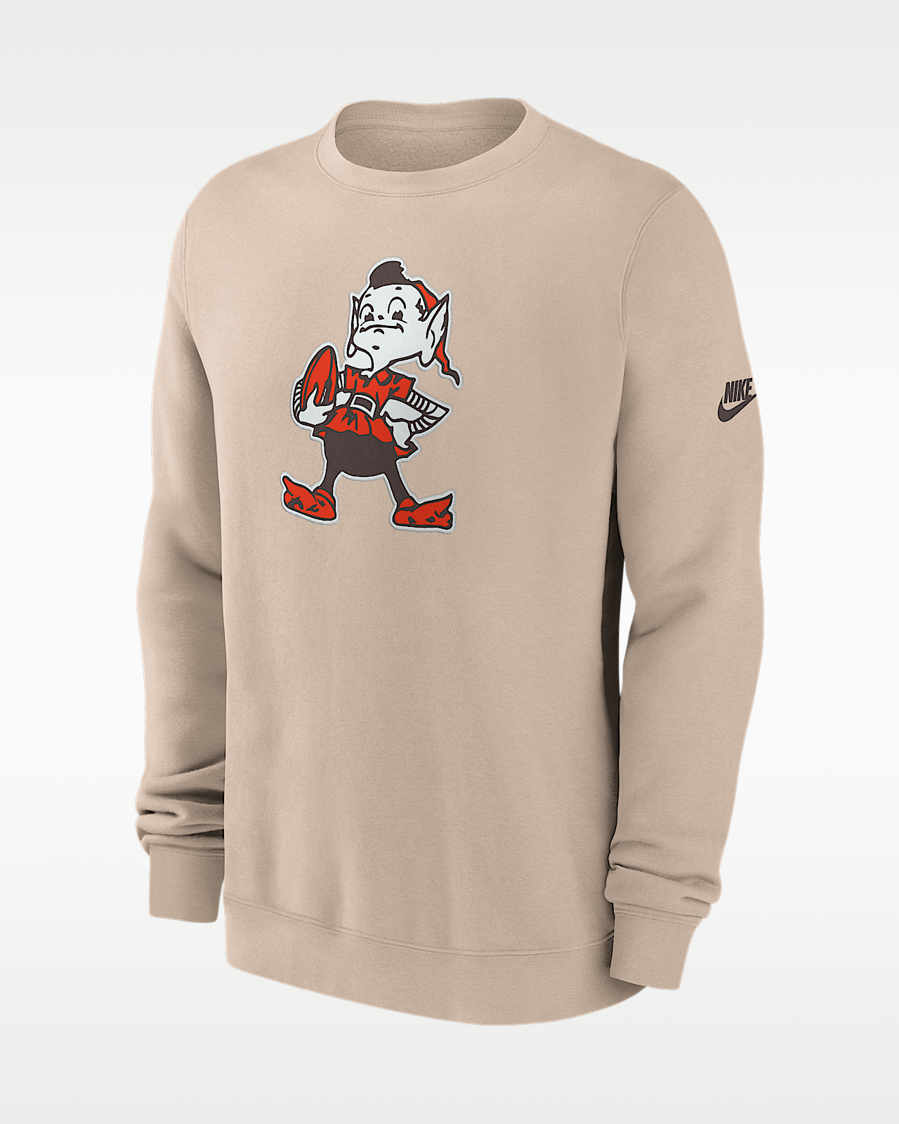 Мужские  Cleveland Browns Rewind Club Nike NFL Pullover Crew
