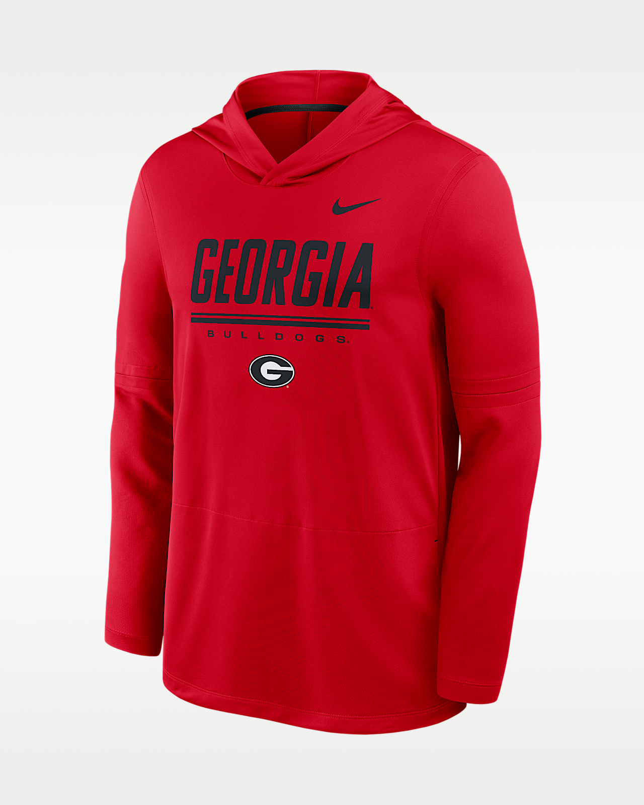 Мужские  Georgia Sideline Nike Dri-FIT College Long-Sleeve Hooded Top