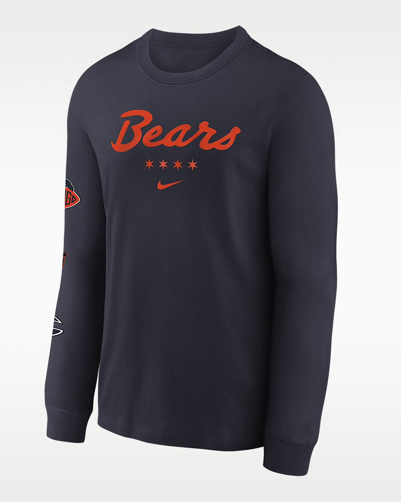 Детская футболка Chicago Bears Rivalries Collection Max90 Big Kids' Nike NFL Long-Sleeve