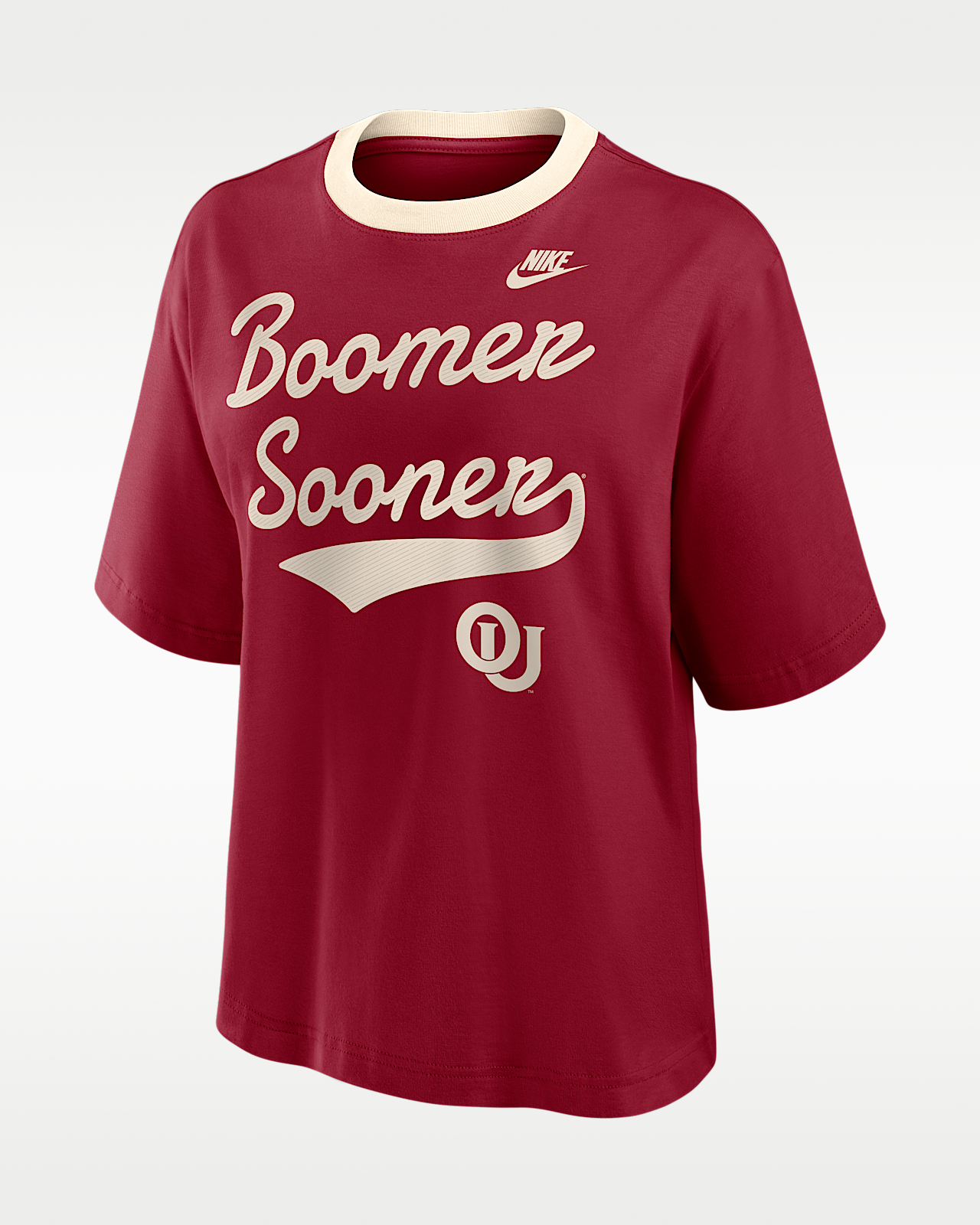 Женская футболка Oklahoma Legacy Fight Song Boxy Nike College