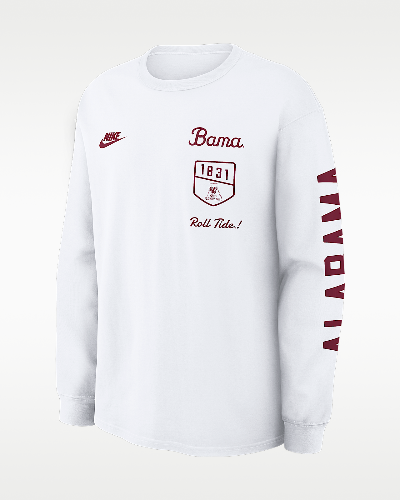 Мужская футболка Alabama Legacy Nike College Long-Sleeve