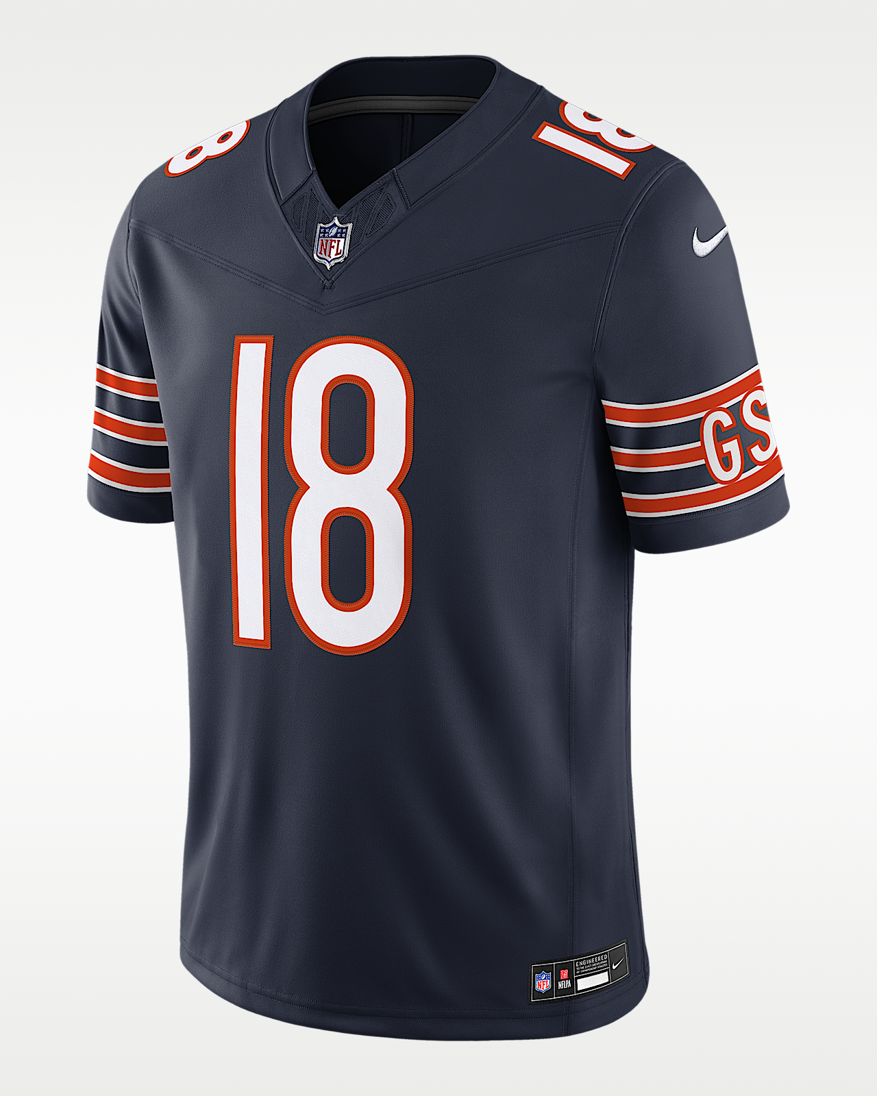 Мужские джерси Caleb Williams Chicago Bears Nike Dri-FIT NFL Limited Jersey