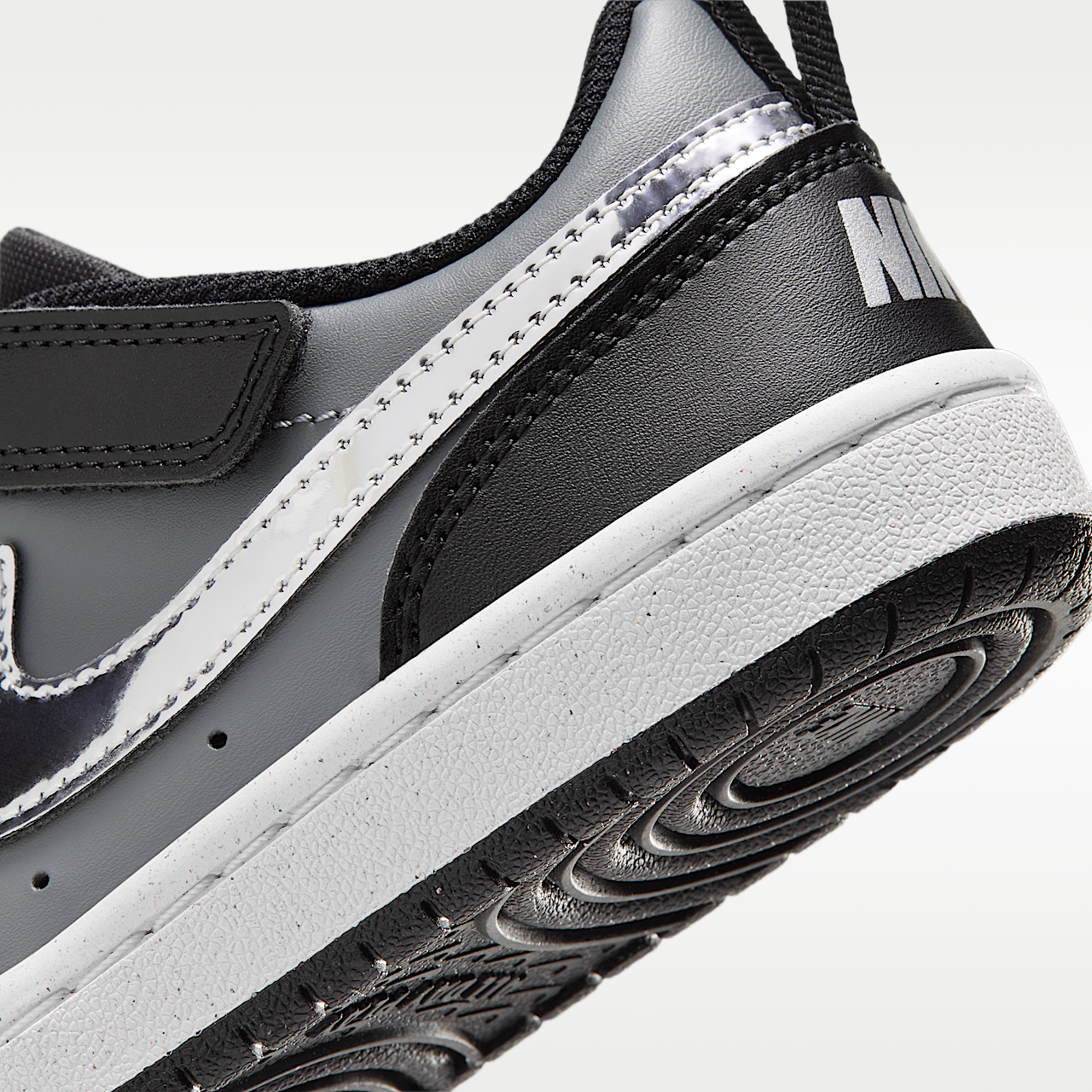 Nike  sneaker Zwart/Smoke Grey/Metallic Silver