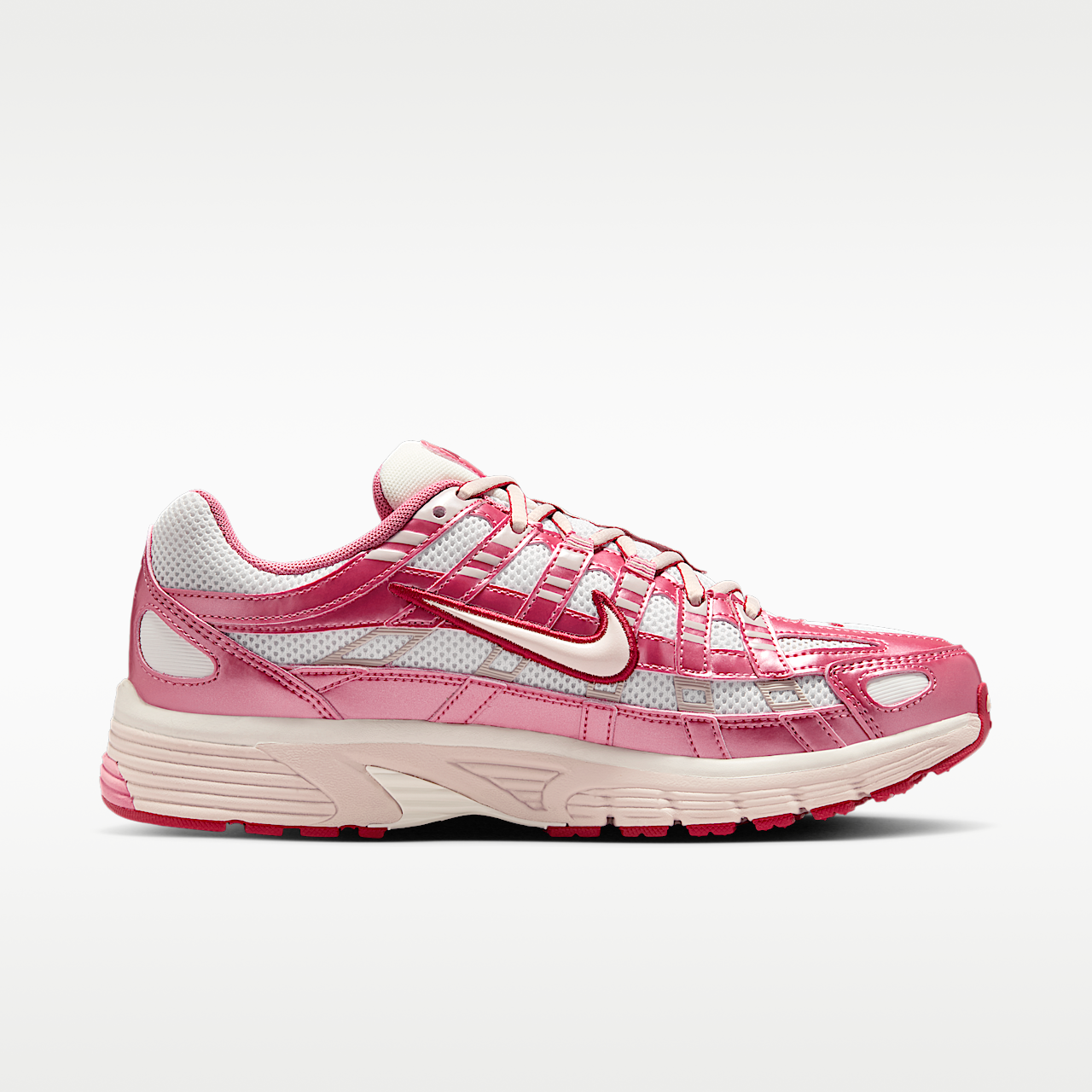 Nike P-6000 sneaker Summit White/Peony/Team Crimson/Silt Red