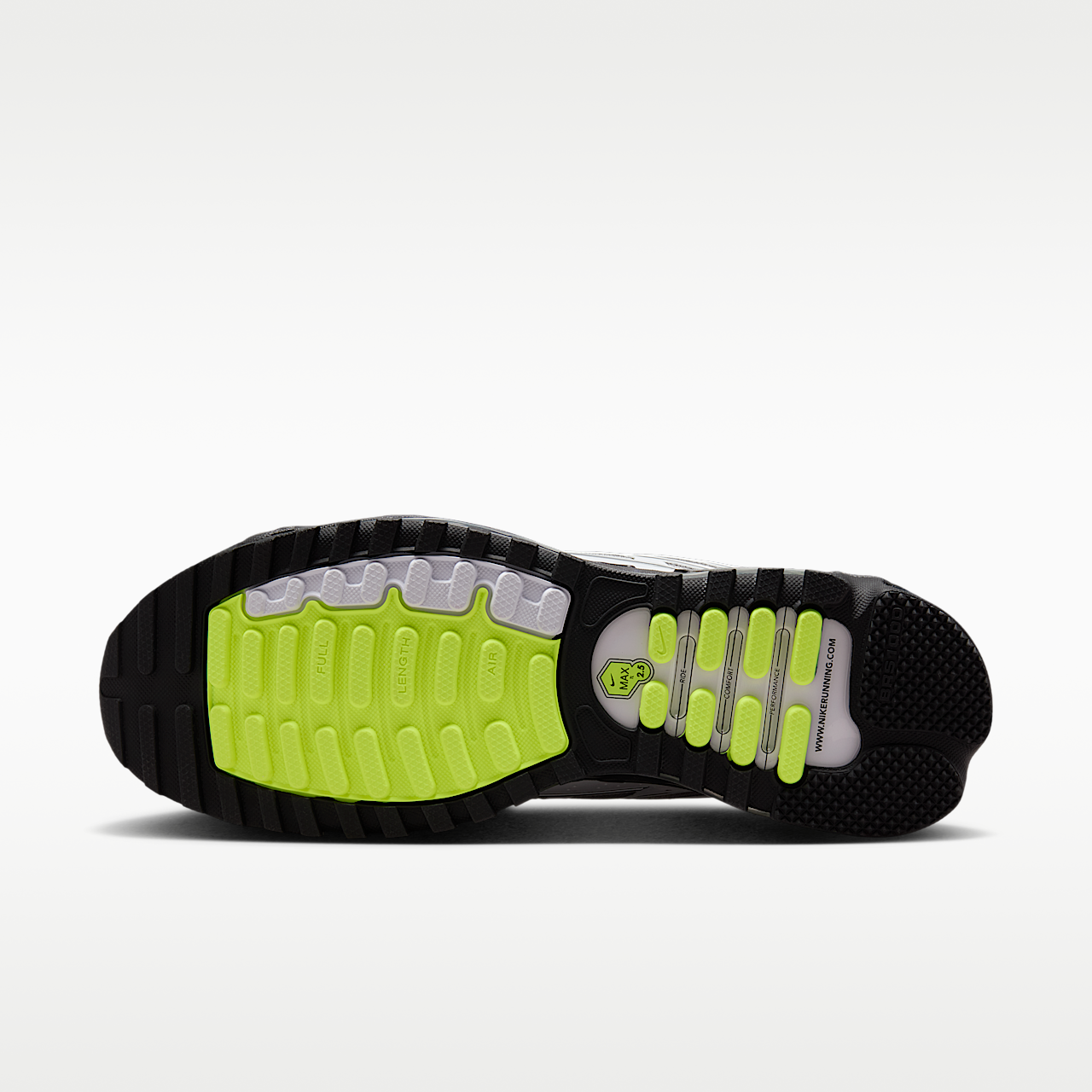 Nike Air Max sneaker Wit/Neon Yellow/Pearl Grey/Zwart
