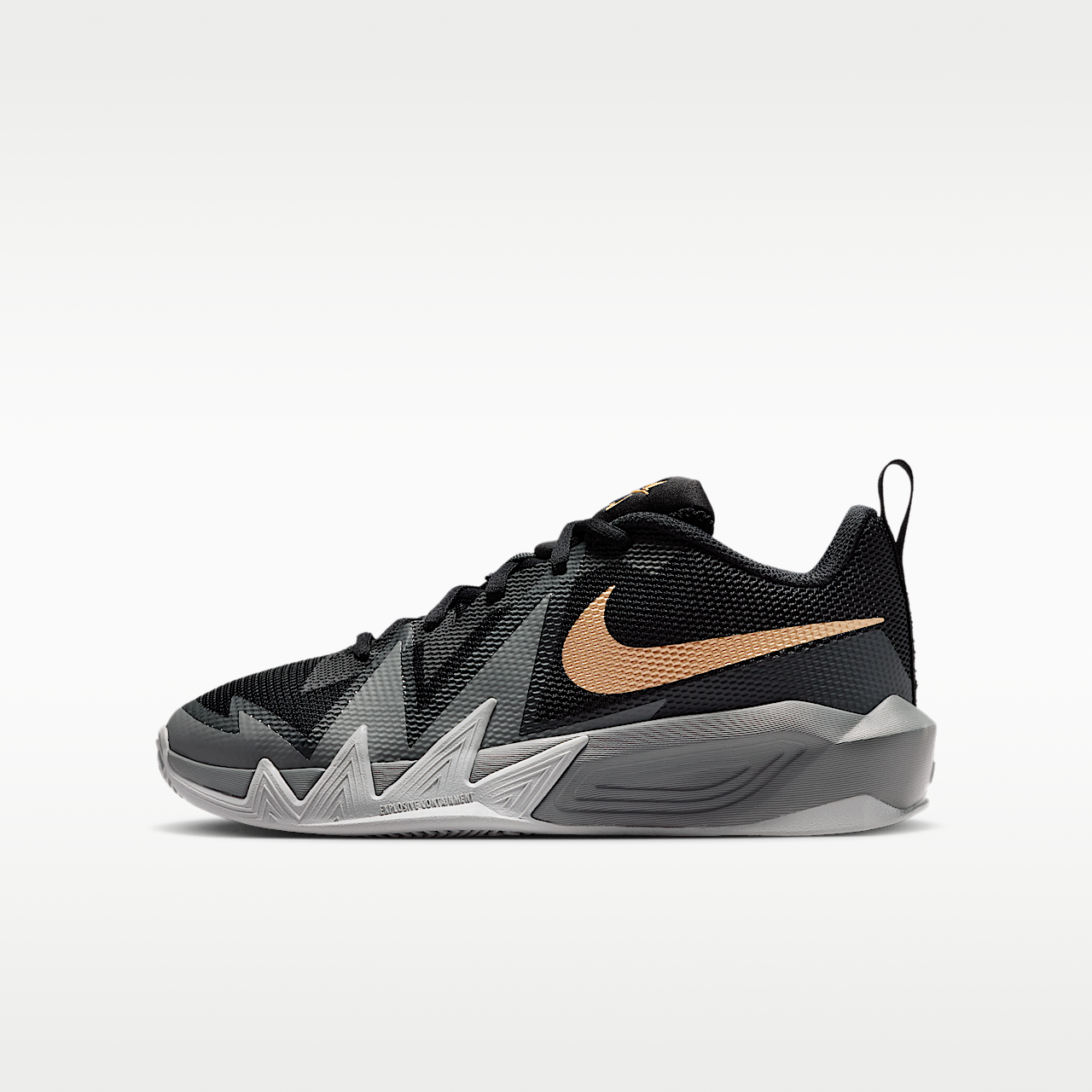 Nike  sneaker Zwart/Wolf Grey/Smoke Grey/Metallic Gold