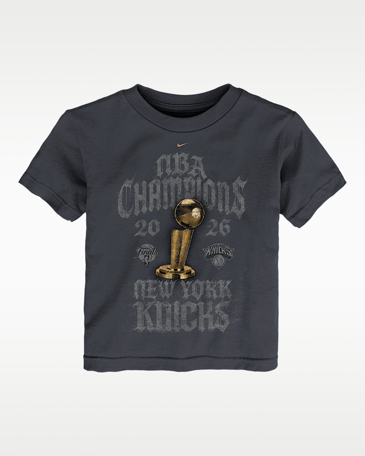 Детская футболка New York Knicks 2026 NBA Champions Nike Toddler NBA Locker Room