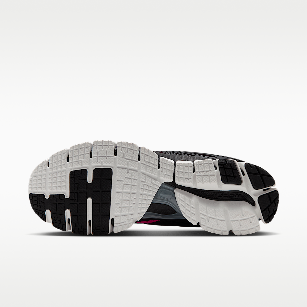 Nike  sneaker Hyper Pink/Zwart/Summit White/Metallic Silver