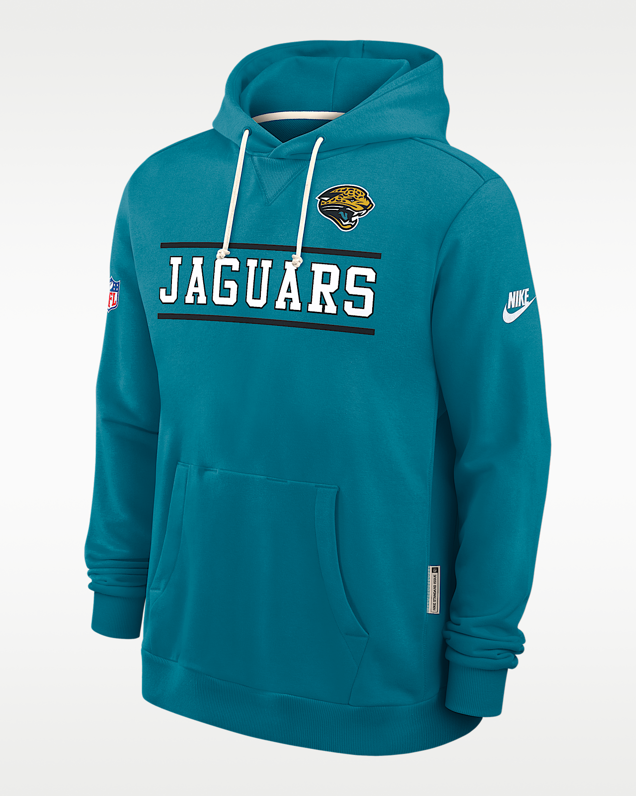 Мужское худи Jacksonville Jaguars Alt Standard Issue Nike Dri-FIT NFL Pullover Hoodie