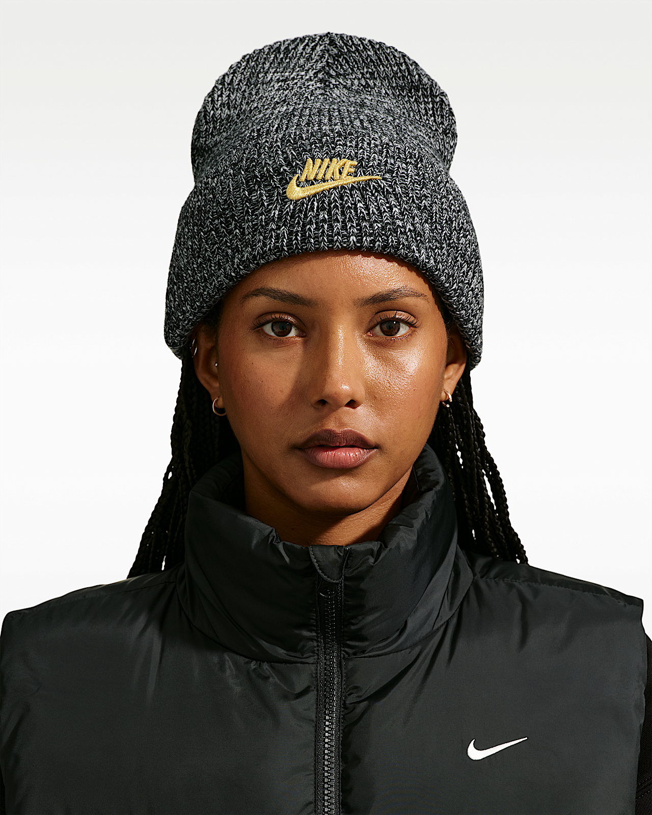Женские  Nike Peak Tall-Cuff Holiday Beanie