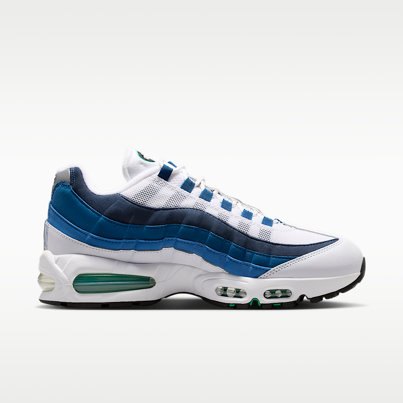 Nike Air Max sneaker Wit/Lake Blue/French Blue/Emerald Green