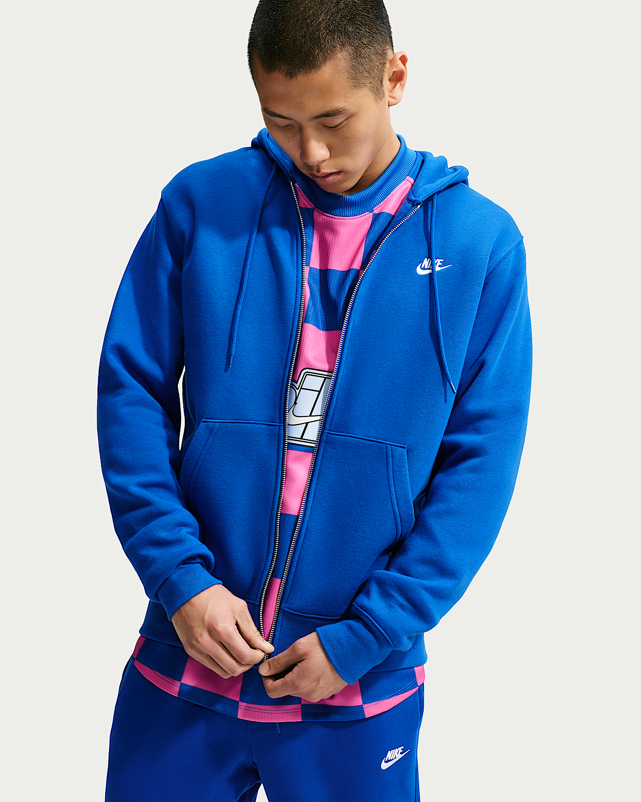 Мужское худи Nike Club Full-Zip Fleece Hoodie
