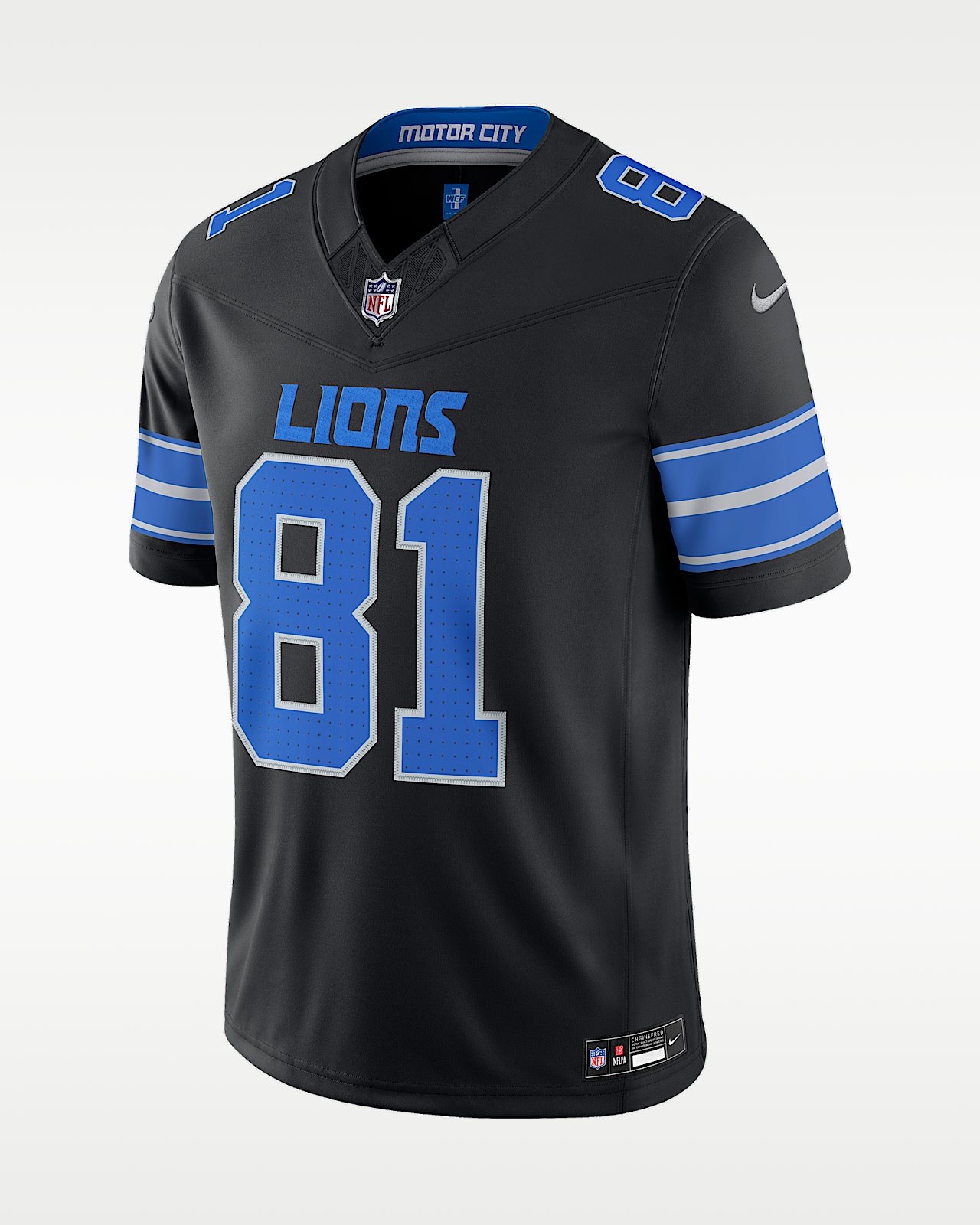 Мужские джерси Calvin Johnson Detroit Lions Retired Nike Dri-FIT NFL Limited Jersey