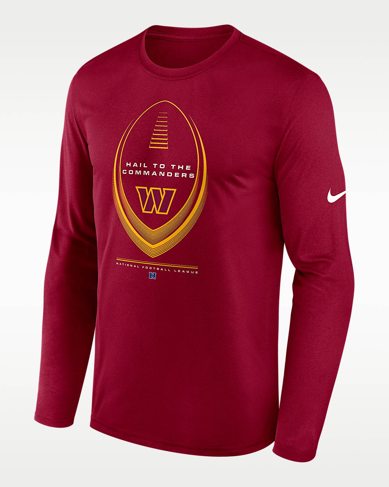 Мужская футболка Washington Commanders Legend Icon Nike Dri-FIT NFL Long-Sleeve
