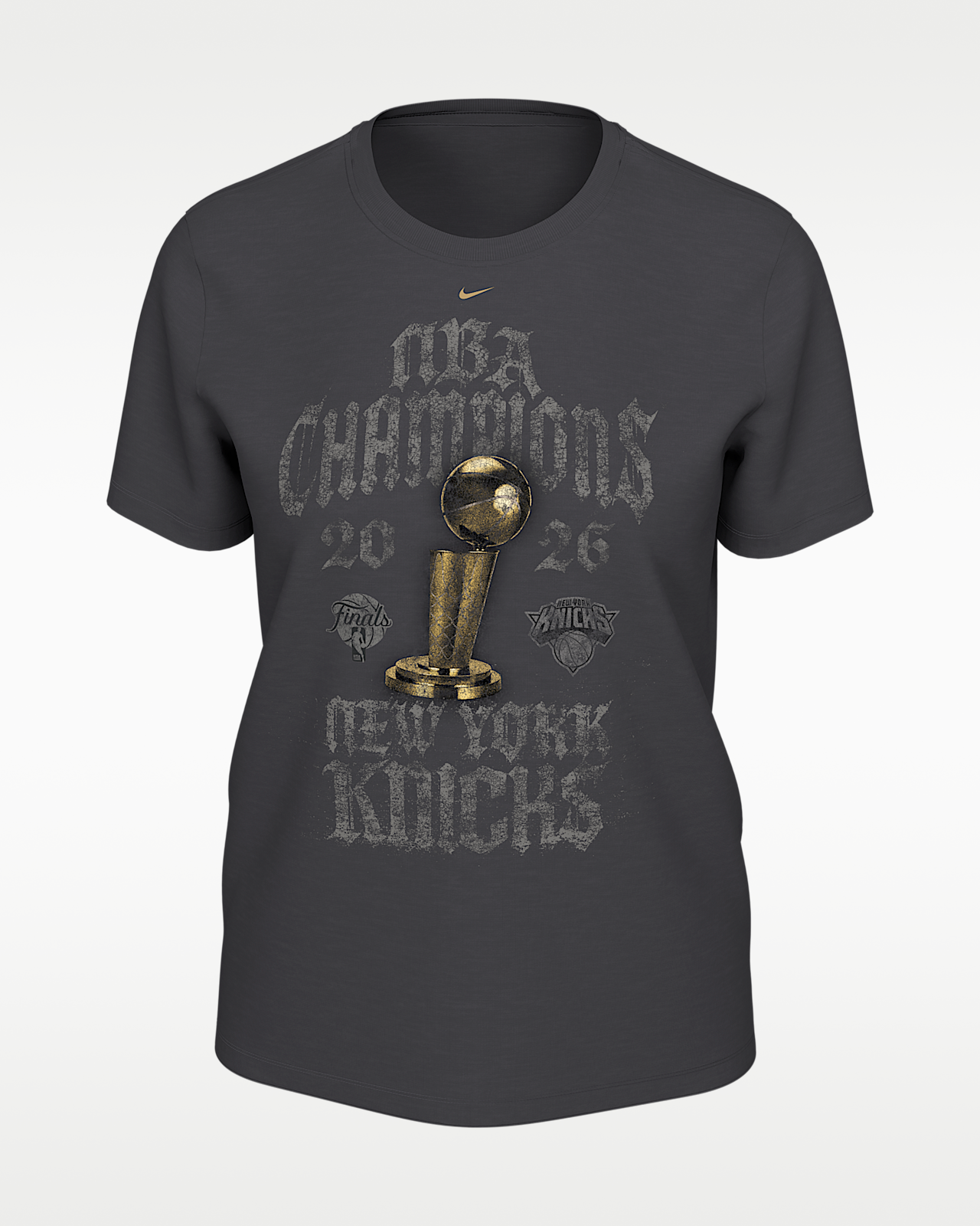 Женская футболка New York Knicks 2025-26 NBA Champions Nike Locker Room