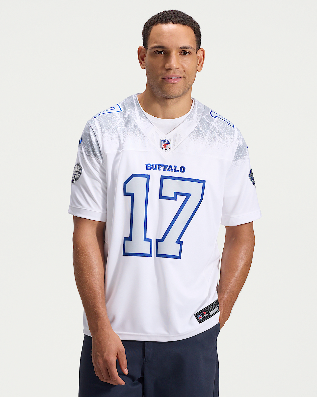 Мужские джерси Josh Allen Buffalo Bills Rivalries Collection Nike Dri-FIT NFL Limited Jersey