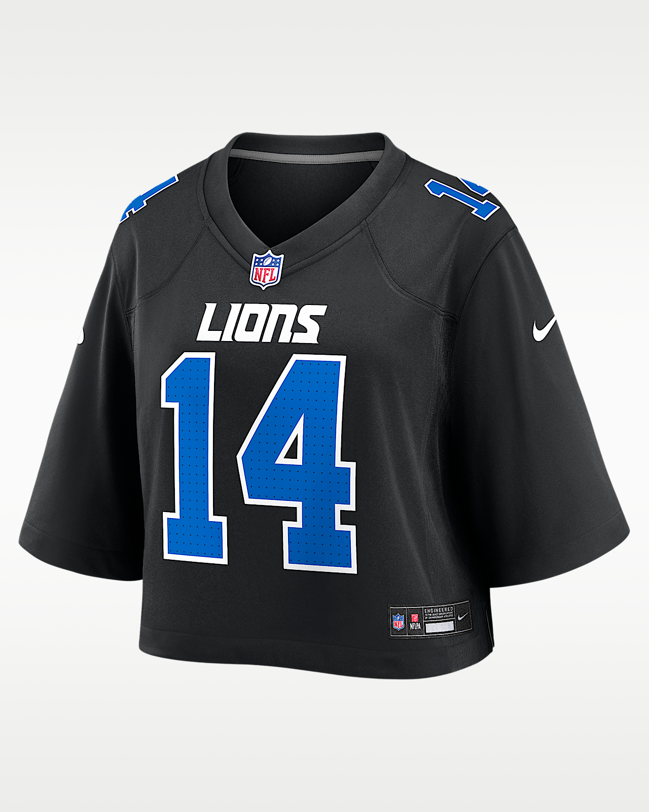 Женские джерси Amon-Ra St. Brown Detroit Lions Nike NFL Cropped Tundra Game Jersey