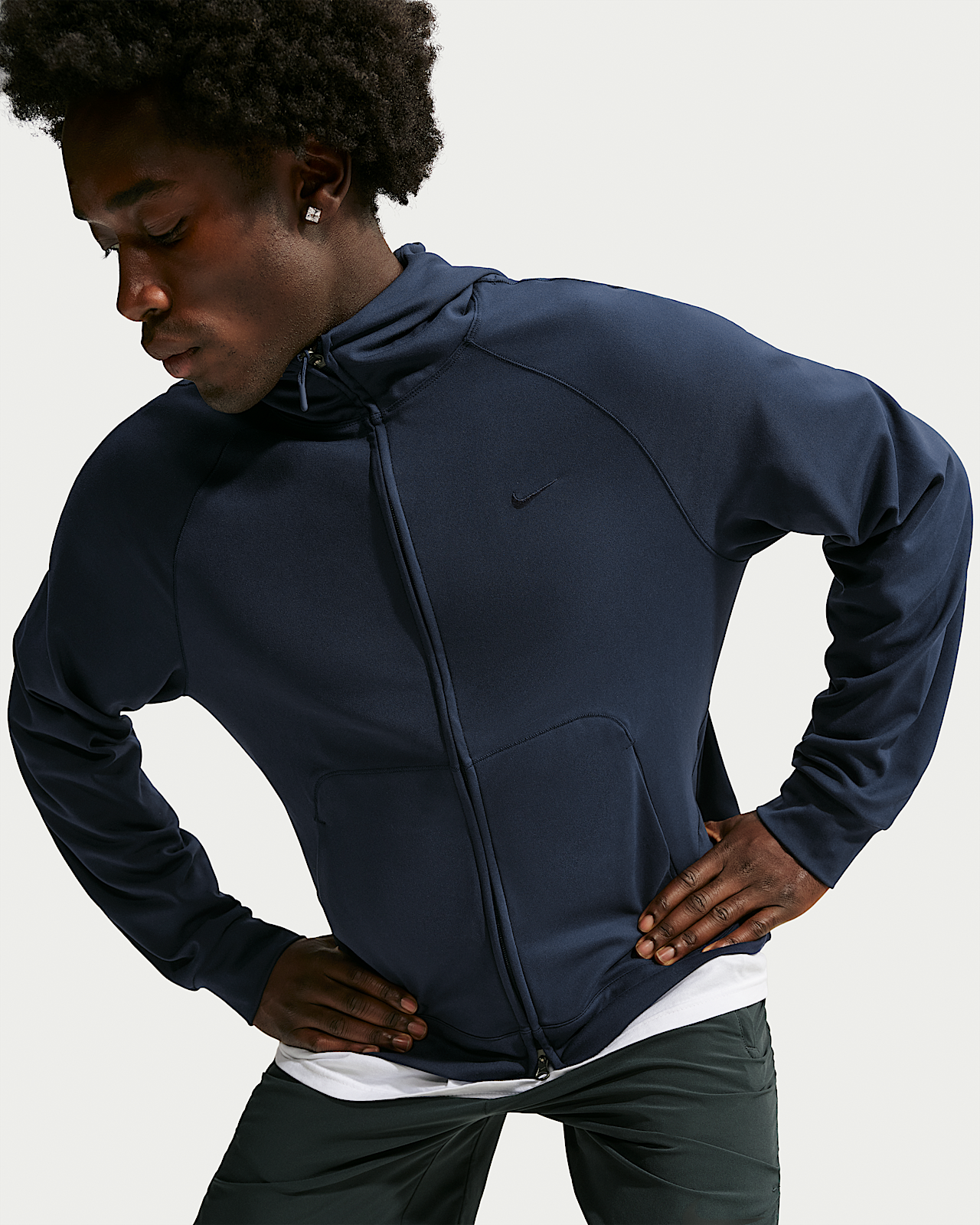 Мужское худи Nike Primary NanoKnit Dri-FIT UV Protection Full-Zip Performance Hoodie